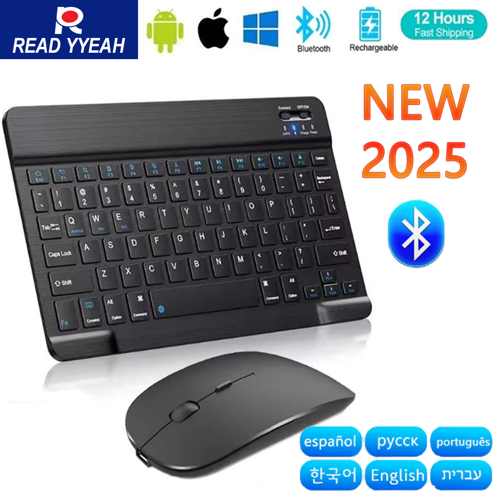 Mini Wireless Mouse - Yeni 2025 Bluetooth Kablosuz Klavye Mouse