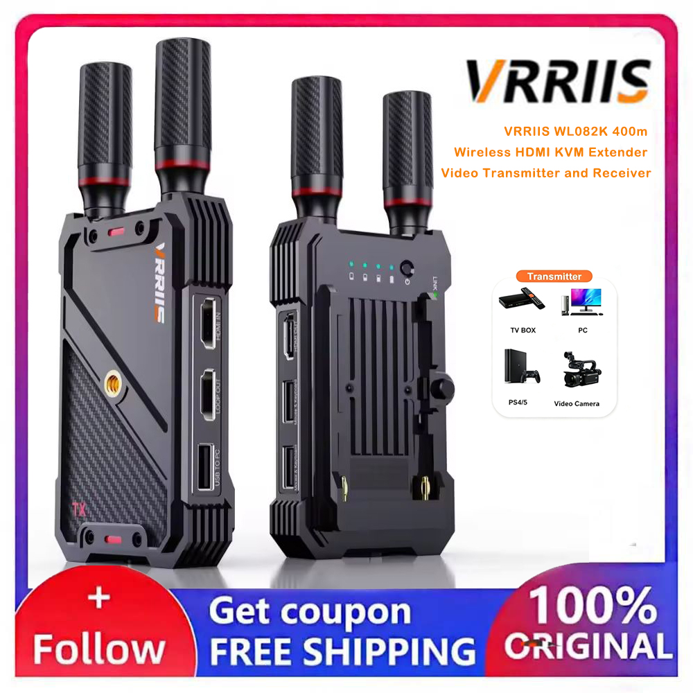 Mini Wireless Mouse - VRRIIS WL082K 400M Kablosuz HDMI KVM