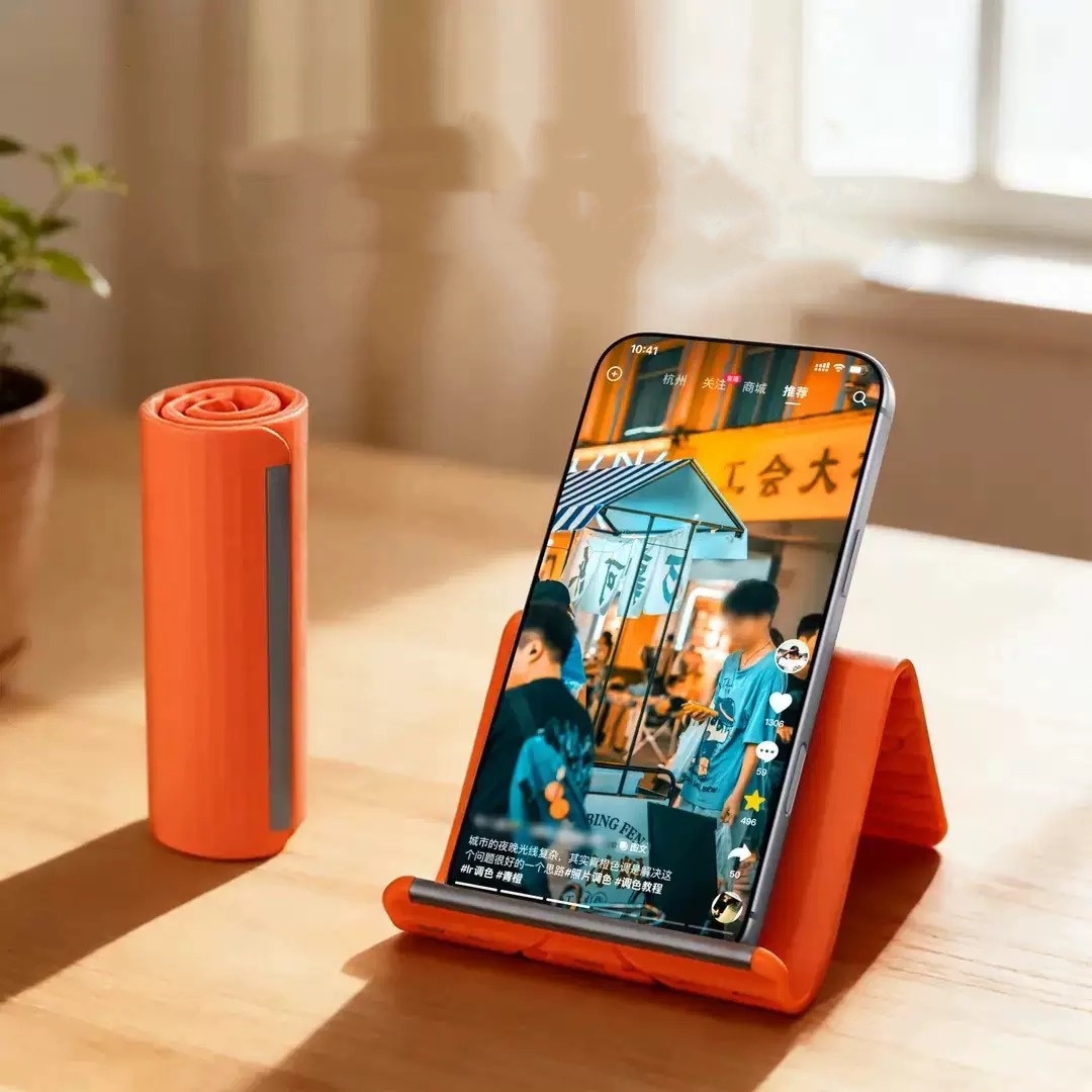 Laptop Office Accessories - Tembel Taşınabilir Telefon Standı Silikon Masaüstü