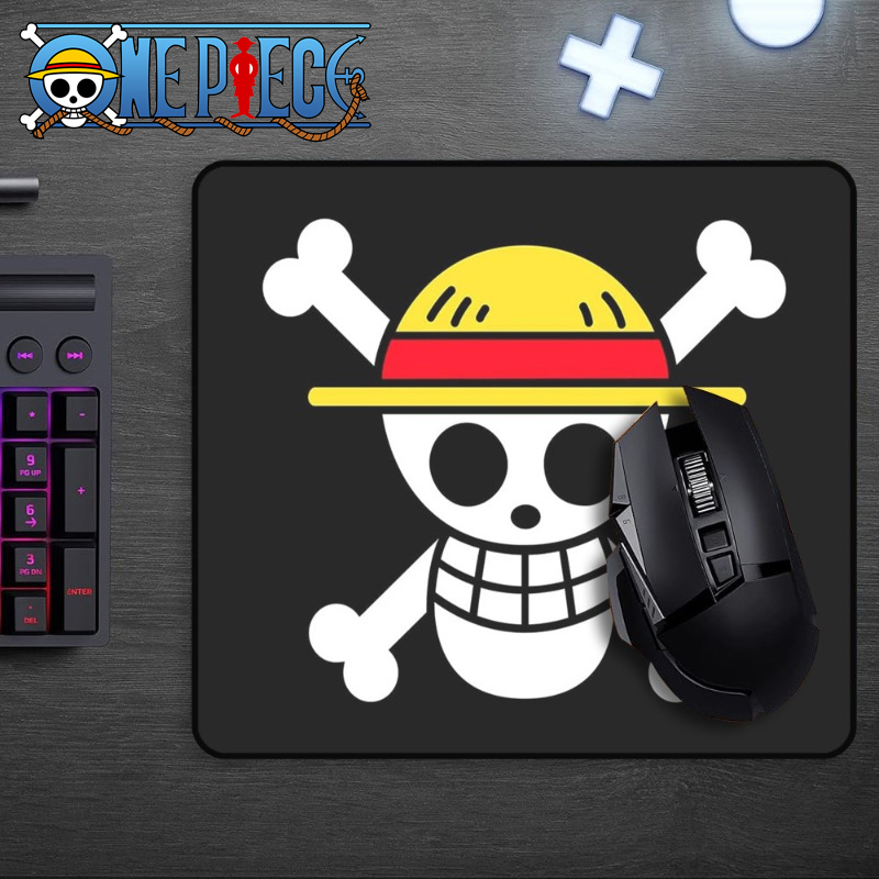 Laptop Office Accessories - Karikatür Tek Parça Luffy Kafatası Mouse