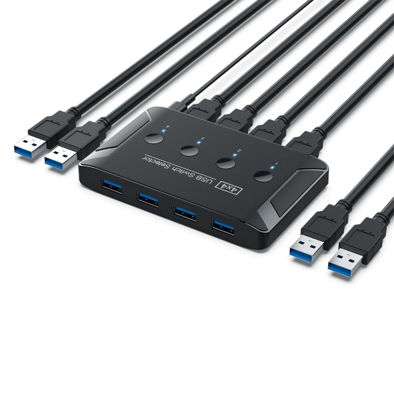 4 Giriş 4 Çıkış KVM USB3.0 Ana - Laptop Accessories Women incelemesi ve fiyatı