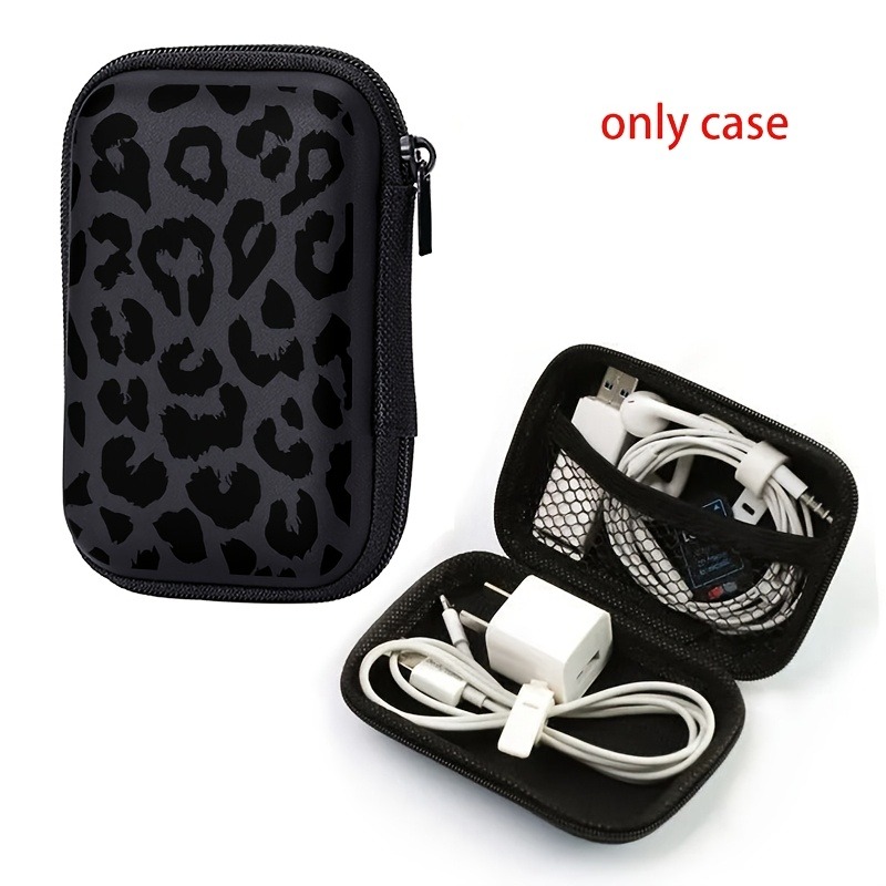Siyah Leopar Desenli EVA Sert  - Cable Management Bag incelemesi ve fiyatı